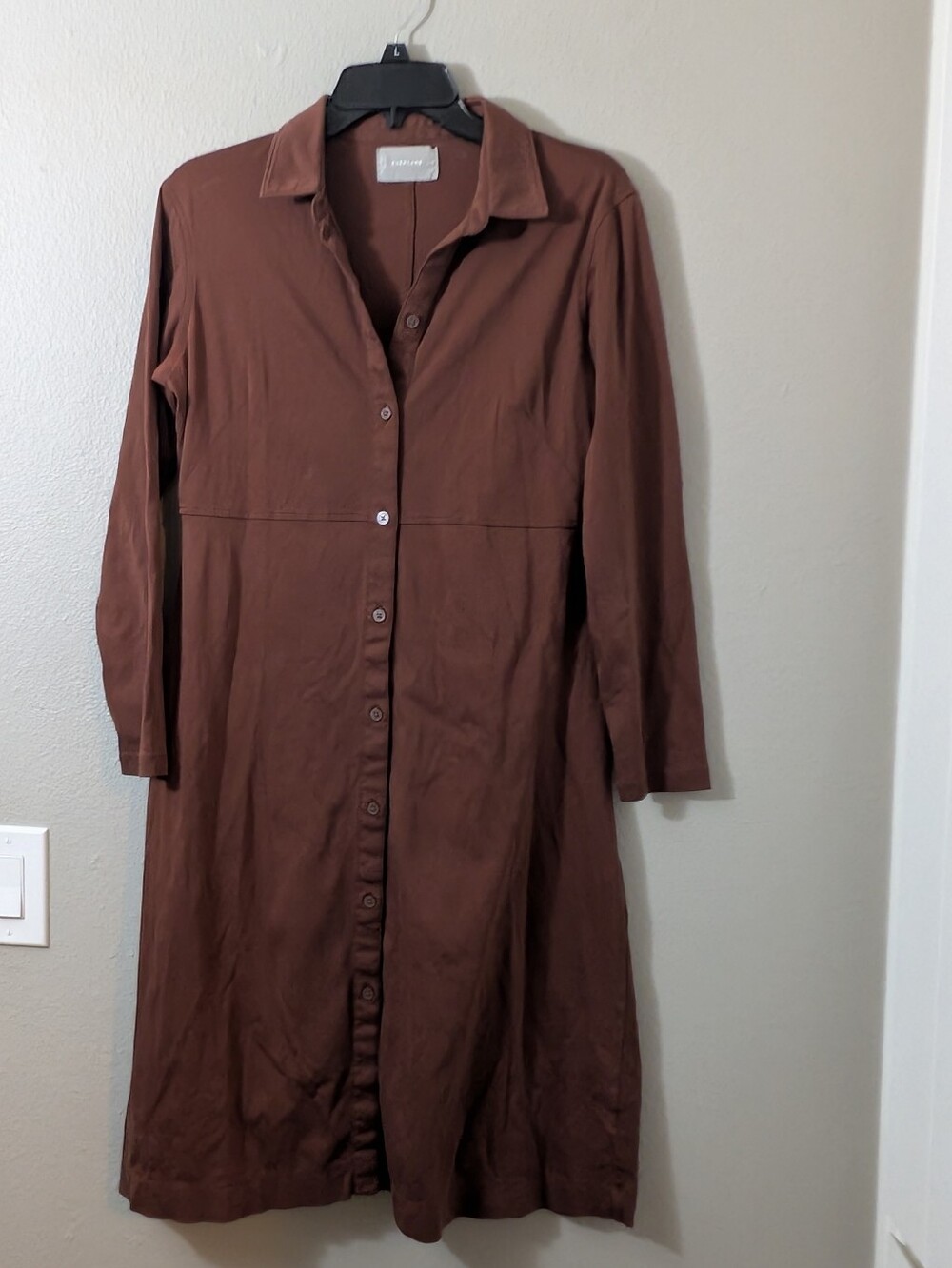 Everlane Women’s Button Front Shirt Dress Size Medium - Picture 2 of 5